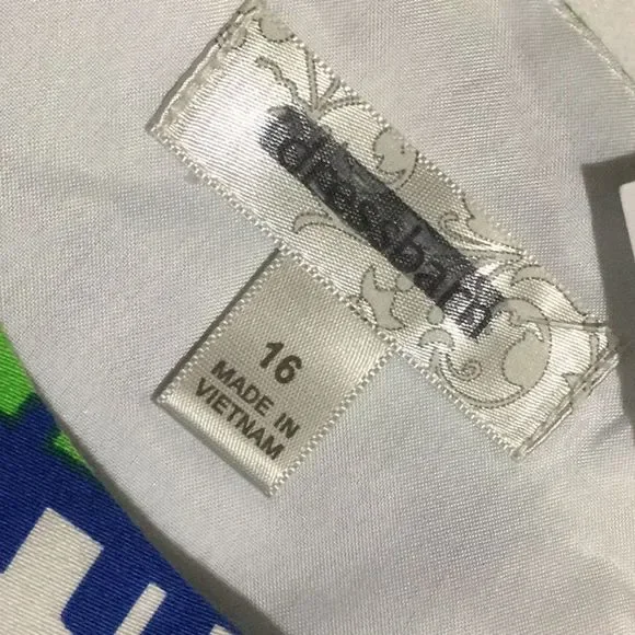 Sleeveless Abstract Design Dress A Line Style - Picture 4 of 6